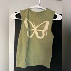 Green Butterfly Tank